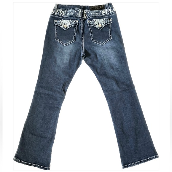 Premiere Denim by rue21 Premier Boot Cut Jeans,Color: dark blue | Size: 13/14R. - Picture 5 of 8